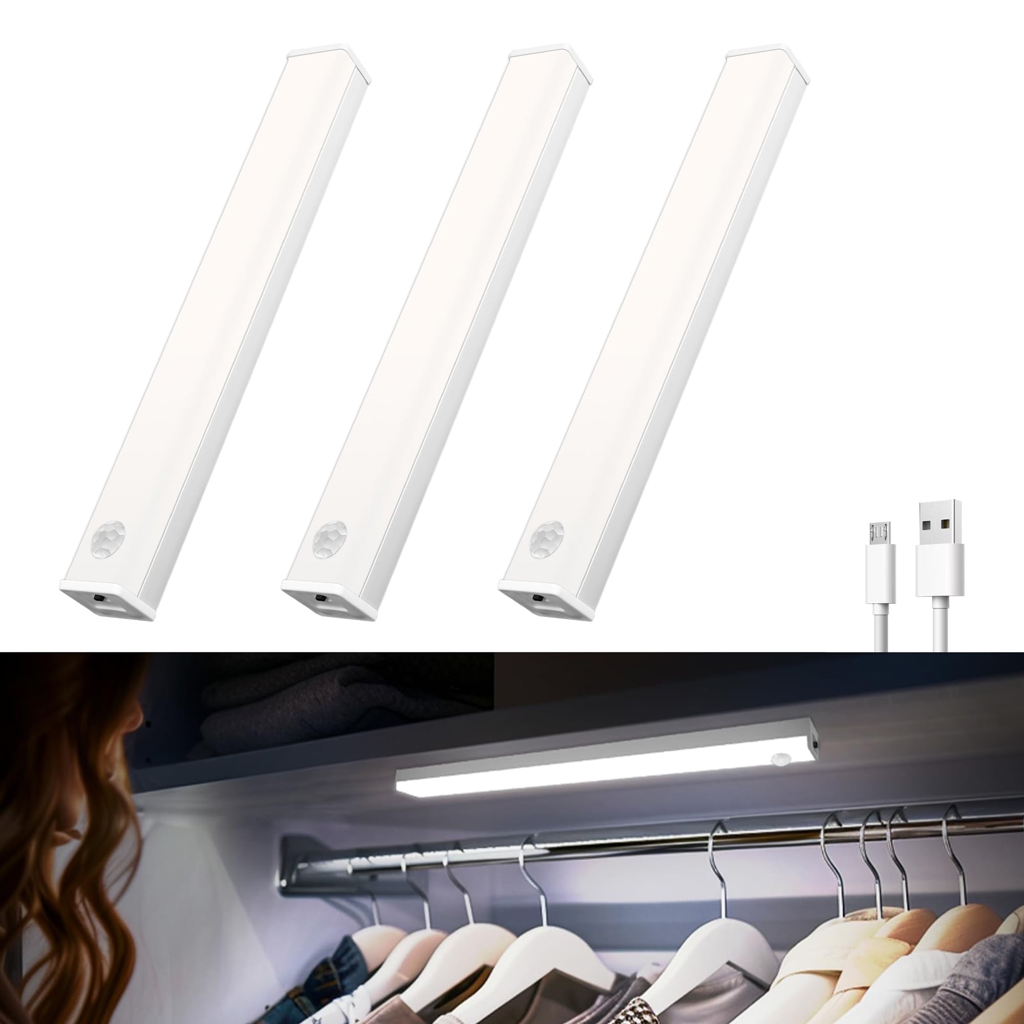 3pcs-2W-200mm-induction-white-