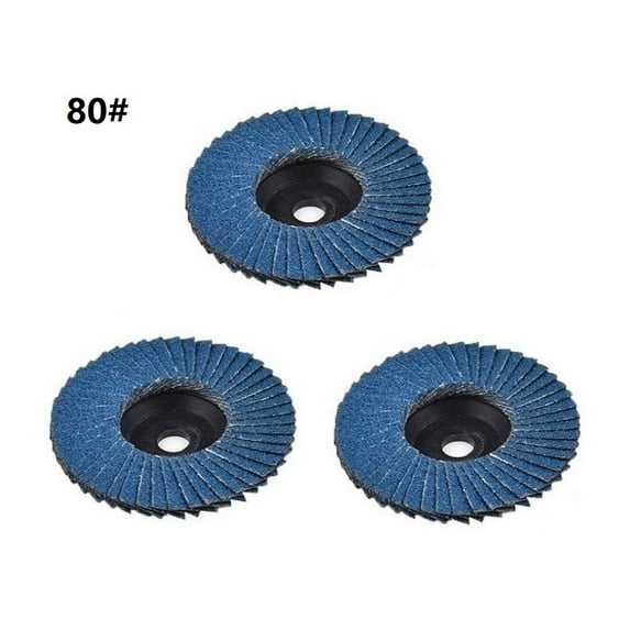3pcs 3 inch Flat Flap Discs 75mm Grinding Wheels Wood Cutting For Angle Grinder