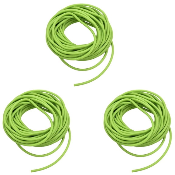 3pcs 32 Feet 5mm Natural Latex Rubber Tube Tubing Replacement Band 10M,3x Rubber Tube,random