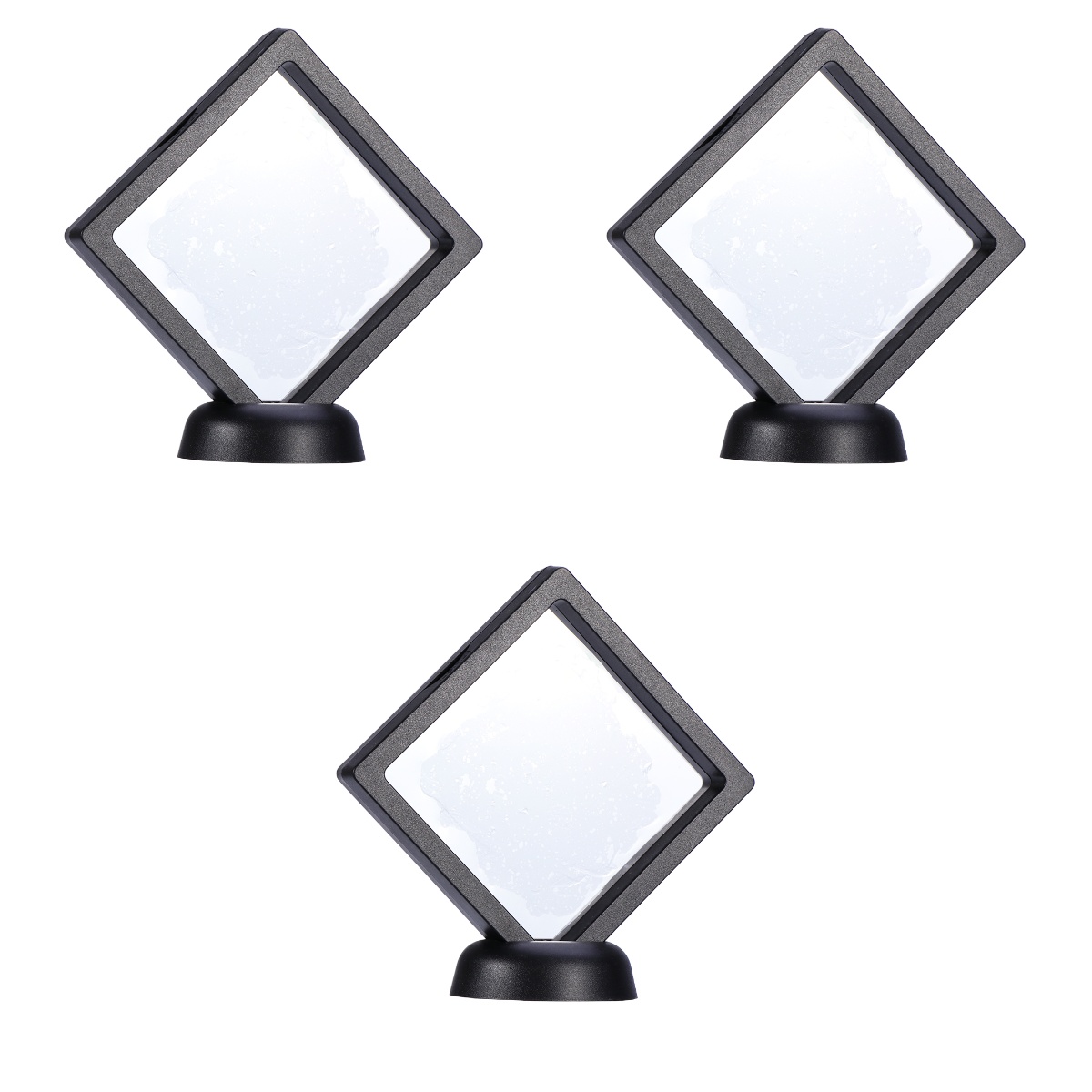 3pcs 3D Floating Frame Shadow Box Display Case Coin Box Jewelry Display ...