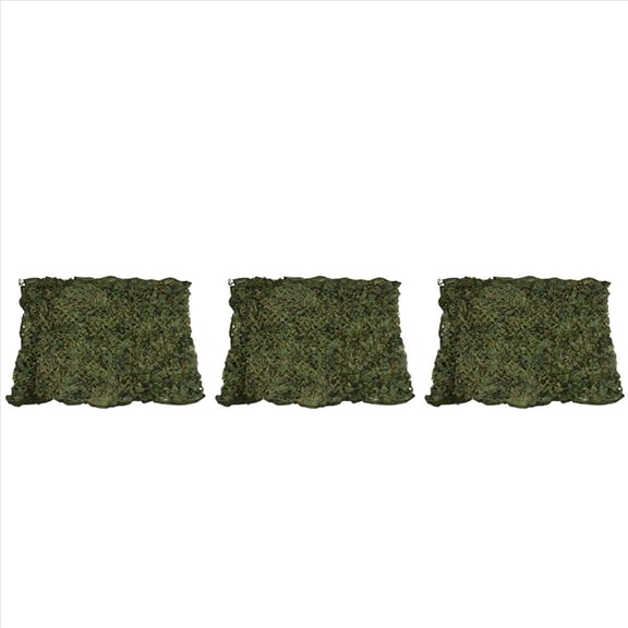 3pcs 4 x 1.5M Camouflage Hide Net Hunting Oxford Fabric Camo Netting,3pc 4m x 1.5m Camouflage Net