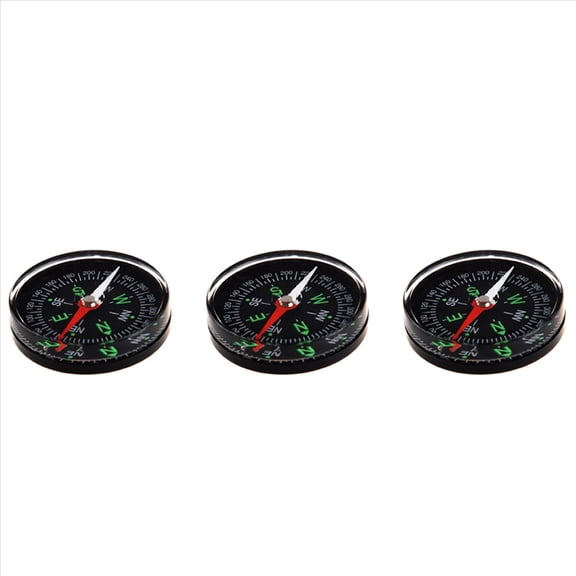 3pcs 40mm Clear Liquid-Filled Camping Compass Hiking Outdoor Scouts Kit,3 x compass
