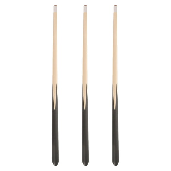 3pcs 48cm Short Pool Cue Stick for Kids Mini Billiard Cue Billiard Bridge Stick Replacement Pool Cue Accessories Shorty Practice Rods
