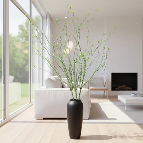 3pcs 49 inch Artificial Evergreen Vine Branches for Decoration Wall Tree Artificial Hanging Leaf Plant Indoor and Outdoor Decorative Fake Plants (Light Green)$$Home Decor, Kitchen, & Other