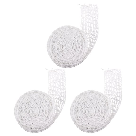 3pcs 5M Meat Netting Roll,Size 18,Smoked Meat Poultry Ham Netting Meat Butcher Twine Net Roll Wrapping Net