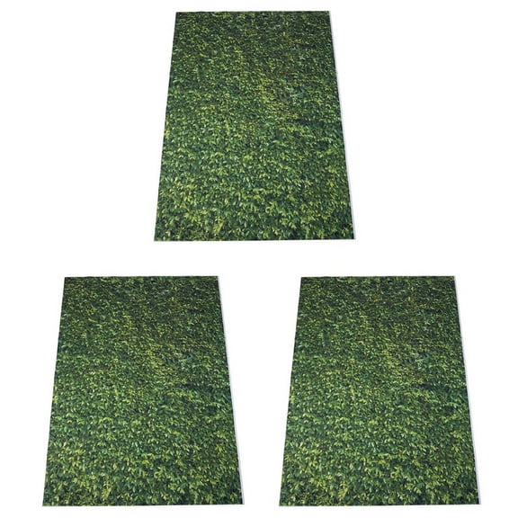 3pcs 5X7Ft(150X210cm) Nature Green Grass Backdrops Photography Wedding or Children Birthday Background