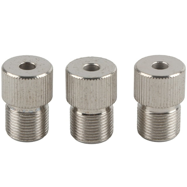 3pcs 5mm Drill Chuck Adapter Sleeve Woodworking Hole Drilling Bit