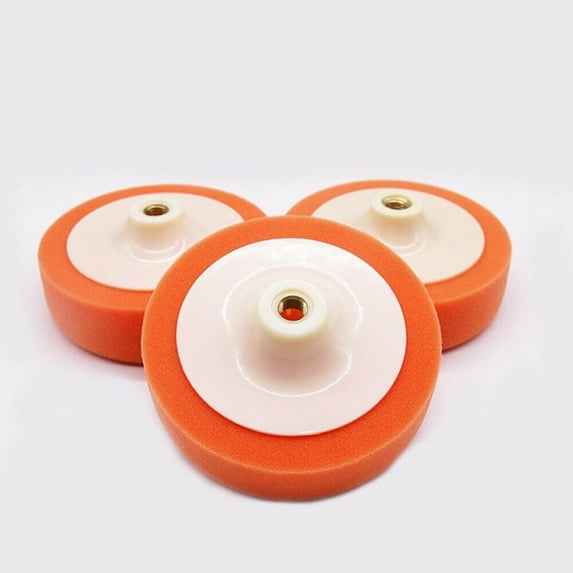 3pcs 6 Inch Buffing Sponge Heads for Car Polishing with 14MM Thread