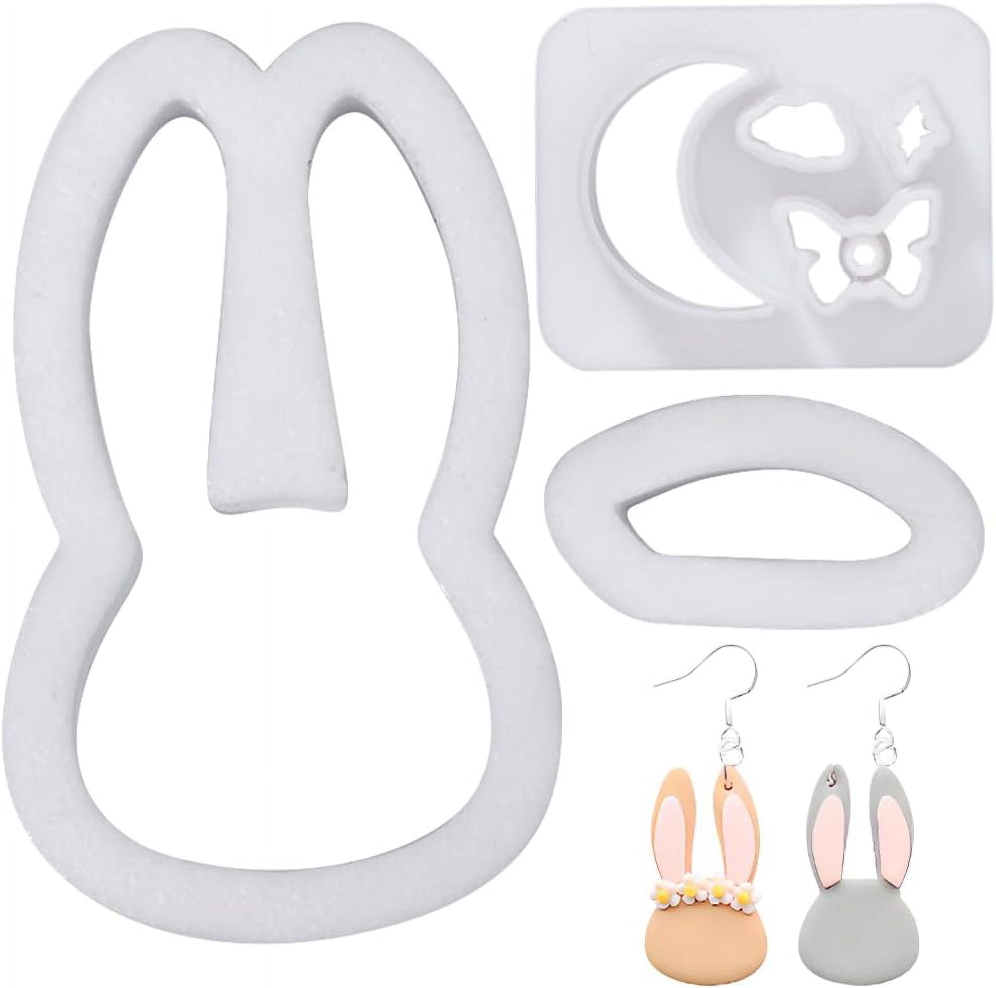 3pcs 6 Shapes Polymer Clay Cutters Plastic Geometric Clay Cutter Tools ...