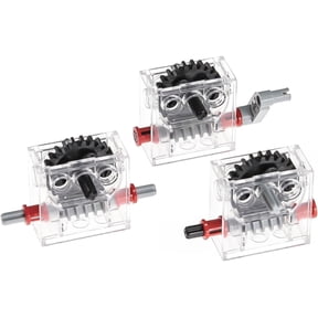 3pcs 6588 Gearbox Technical Parts Compatible with Lego-Technic, Power Functions Assembled STEM Building Block for MOC Buggy Sports Car