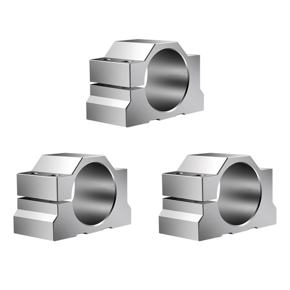 3pcs 65mm CNC Spindle Motor Clamp Mounting Bracket,Spindle Mount Support with 12pcs Screw
