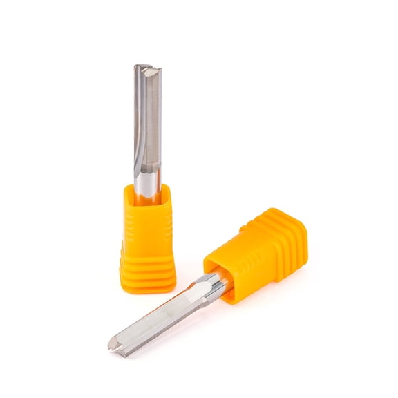 3pcs 6mm Shank 2 Flute Straight Slot Carbide Milling Cutter 25mm for Wood MDF Plastic CNC Router Milling Engraving