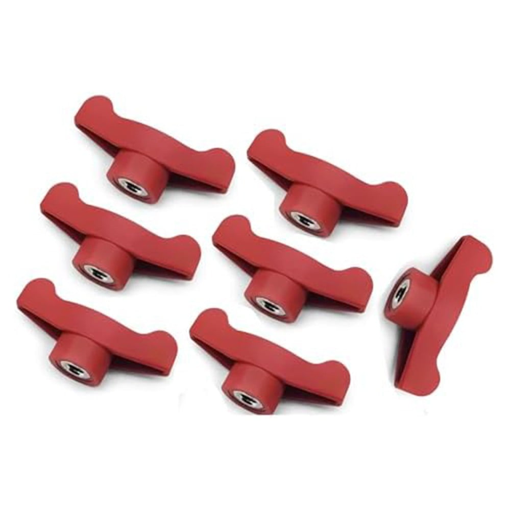 3pcs/7pcs (for 720-04122) Red Knob Wing for 5/16-18 for 720-04122