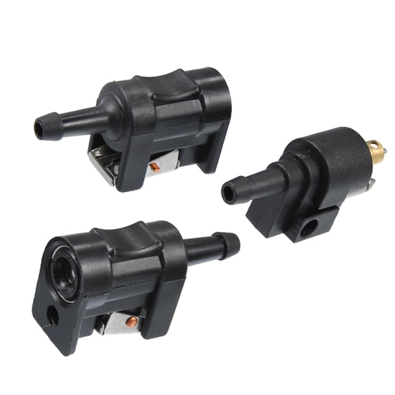 3pcs 8mm 5/16" Engine Fuel Line Connector Fittings Fuel Line Connector Joint Male Fittings for Yamaha