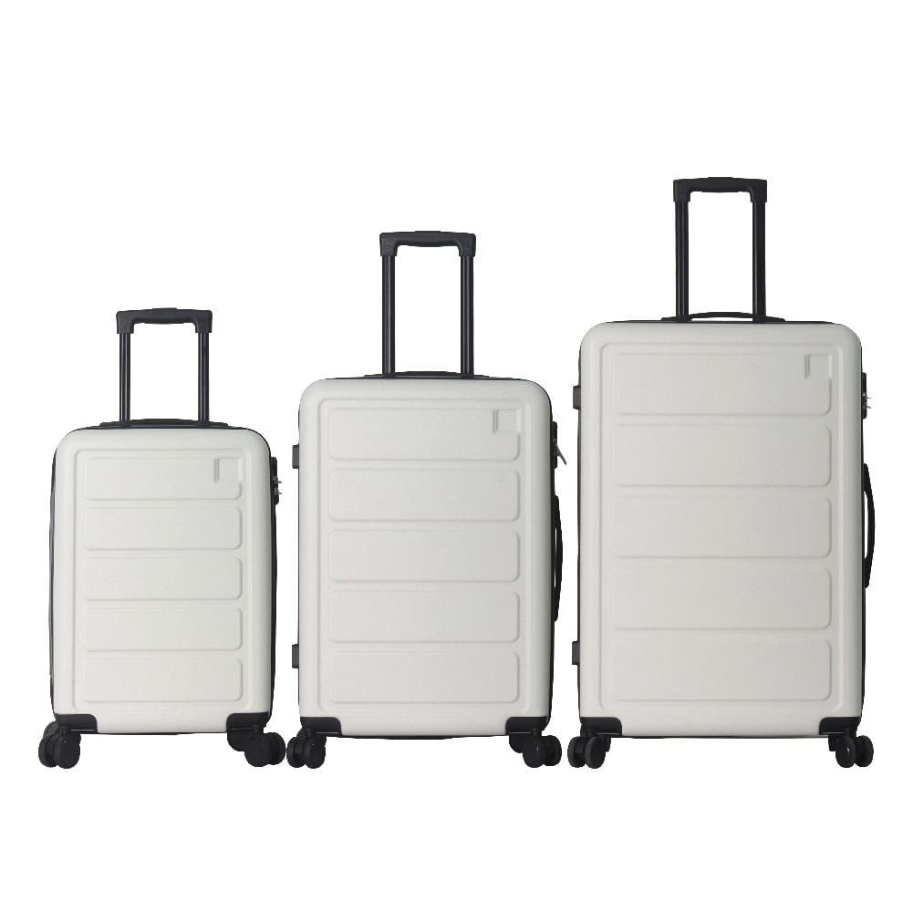 3pcs ABS Hardshell 20''24''28'' Luggage Sets, Lightweight Suitcase Sets, Spinner Wheels Trunks