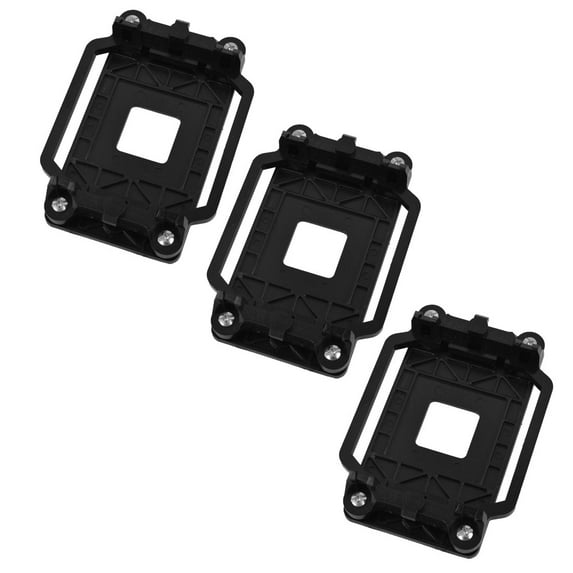 3pcs AM2 AM3 FM1 FM2 FM2+ Plastic AMD CPU Cooling Fan Bracket Base Black