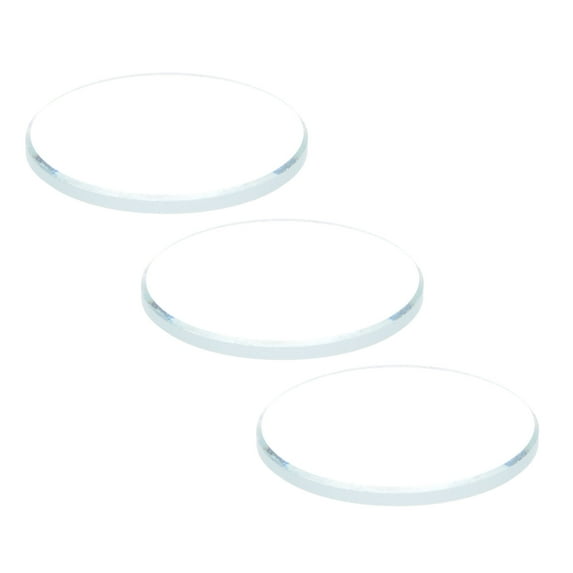 3pcs AR-coating Watch Lens 24mmx2mm Round Flat Mineral Watch Crystal Glass