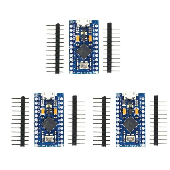 3pcs ATmega32U4 Microcontroller Boards 5V 16MHz For Microed USB Port Microcontroller Board