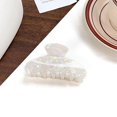thumbnail image 1 of 3pcs Acrylic Claw Hair Clips WhiteSmoke 91x47mm, 1 of 1