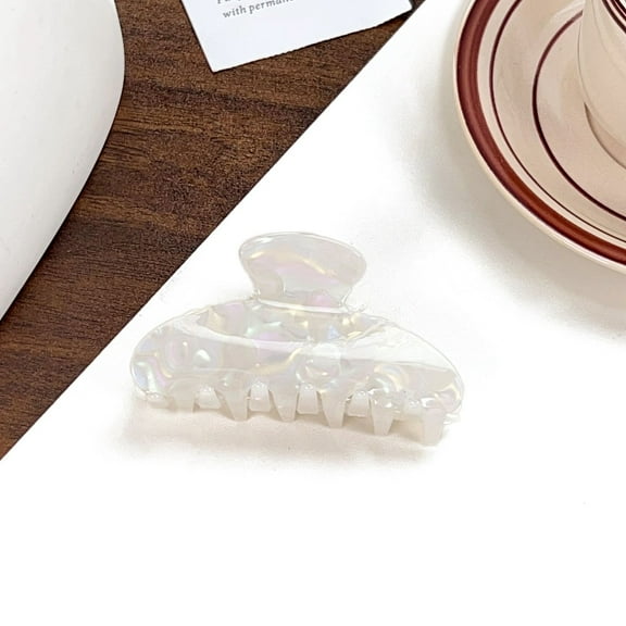 3pcs Acrylic Claw Hair Clips WhiteSmoke 91x47mm