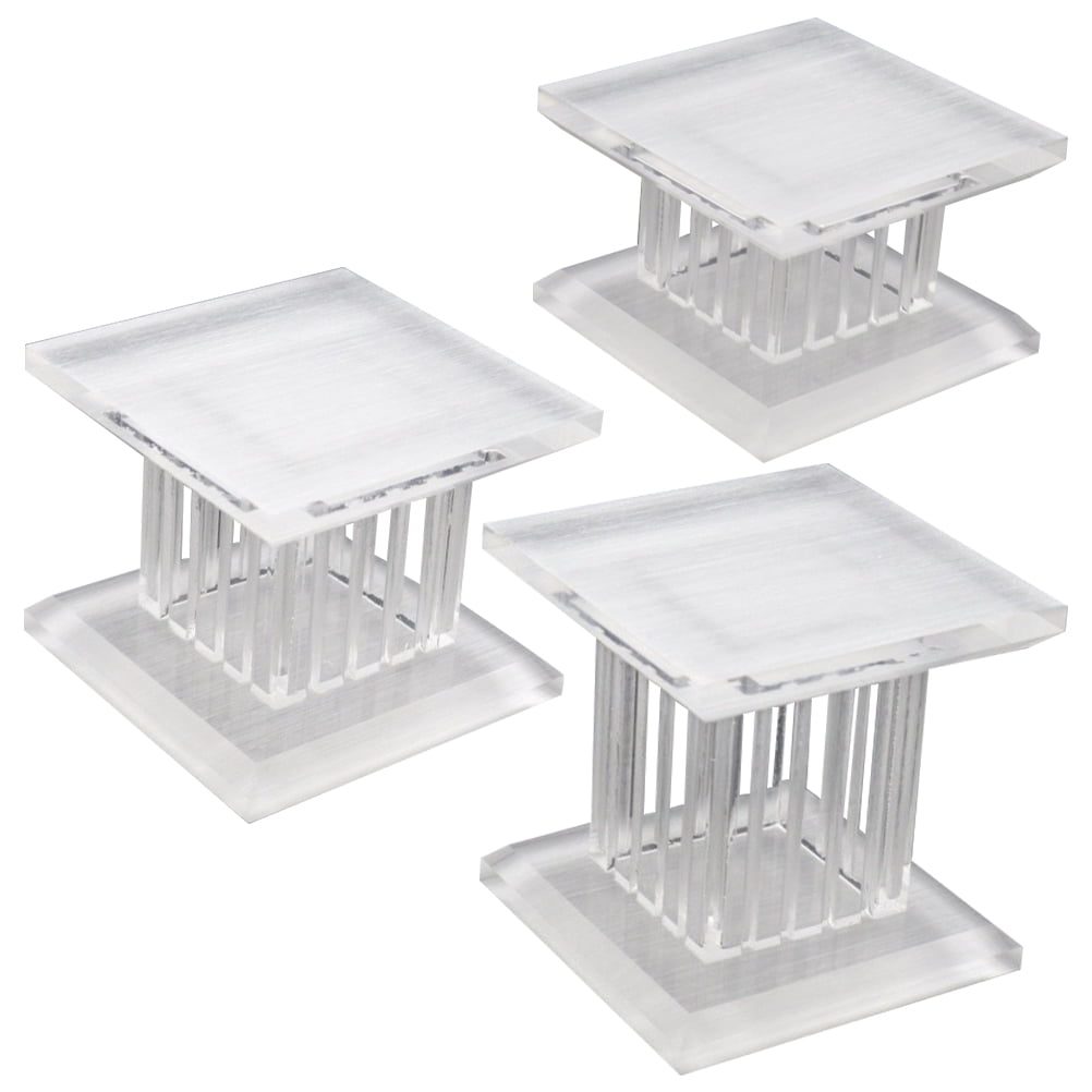 3pcs Acrylic Roman Pillar Stand Acrylic Display Riser Action Figure ...