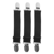 Worgeous Black Adjustable Boot Straps 3-Pack 7.9 x 1 x 0.08 Inches for Secure Fit and Use