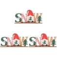 thumbnail image 1 of 3pcs Adorable Xmas Decorative Craft Home Desktop Ornament Scene Layout Adornment, 1 of 6