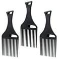 thumbnail image 1 of 3pcs  Afro Comb Hair Pick Comb Hairdressing Styling Tool for Natural Curly Hair, 1 of 6