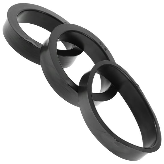 3pcs Air Filter Adapter Rings Car Air Filter Core Replacement Rings Air Filter Rubber Rings