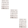 thumbnail image 1 of 3pcs Alphabet Stamp Transparent Clear Seal Stamps for DIY Scrapbooking Craft Photo Album Diary Decoration, 1 of 6