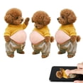 thumbnail image 1 of 3pcs Anti-Scratch Protection Teddy Stickers, 3D Soft Belly Pinch Toys, Silicone Sticker Protector for Car Door & Fridge Door, 1 of 8