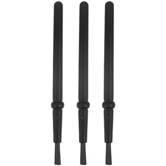 3pcs Anti-Static Cleaning Brush 20mm Dia PV Plastic Conductive Bristles Small Narrow Anti Static ESD Brushes for Clean PCB Laptop Keyboard Fan$$Office