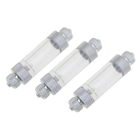 3pcs Aquarium Fish Tank Plant Aluminium CO2 Bubble Counter Diffuser Reactor