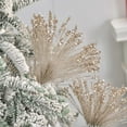 thumbnail image 1 of 3pcs Artificial Glitter Berry Stem Ornaments, Decorative Bead Sticks, Glittery Twigs, Picks, Branches for Christmas Tree, Small Vase, Holiday, Wedding, Party 14in, 1 of 6