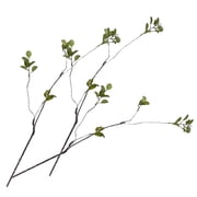 3pcs Artificial Fall Leaves Stems for Home Decor, Thanksgiving Vase Decoration, Fake Plant Arrangement