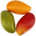 thumbnail image 1 of 3pcs Artificial Lifelike Mango Decoration Fake Fruit Home Party Kitchen Table Food Show, 1 of 2