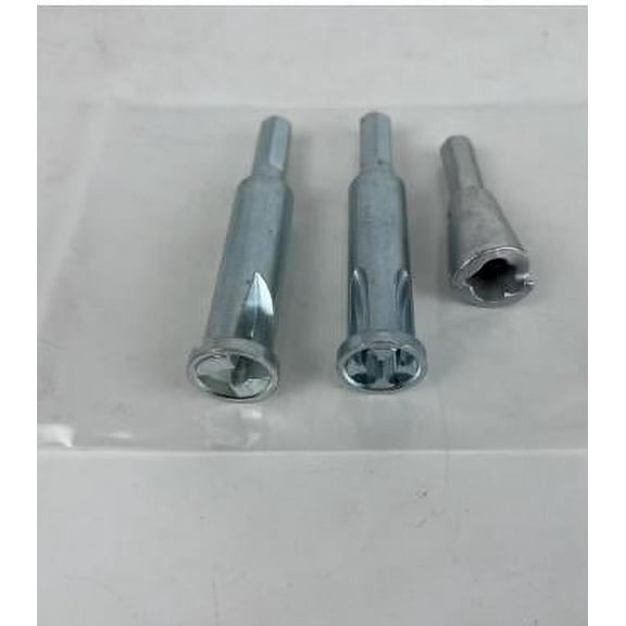 Judicid 3 Pcs Wire Stripers Electrical Automatic Stripper for Drill Silver