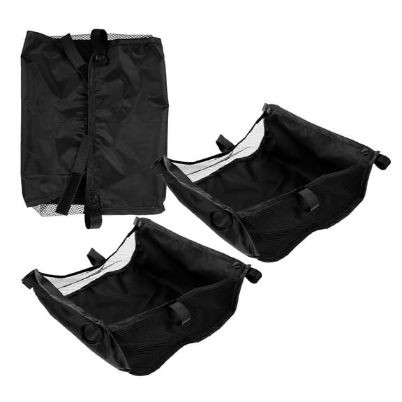 3pcs Baby Stroller Storage Basket Baby Stroller Storage Bag Portable Pushchair Stroller Organizer Net Bag Under Bottom Basket