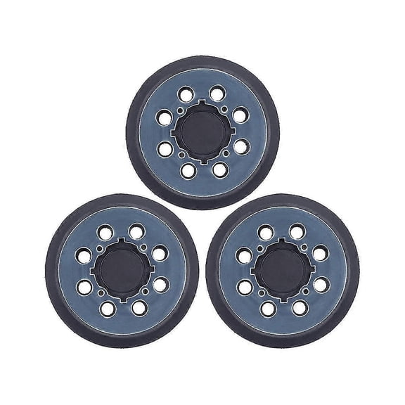 3pcs Backing Pad 5 Inch Sanding Pad 8-hole Hook And Loop Sander Pad Part For Dwe6423 N329079 Working With Models Parts