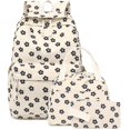 thumbnail image 1 of 3pcs Backpack with Insulated Lunch Box, Lightweight Corduroy Schoolbag Set, Pencil Pouch, 1 of 6