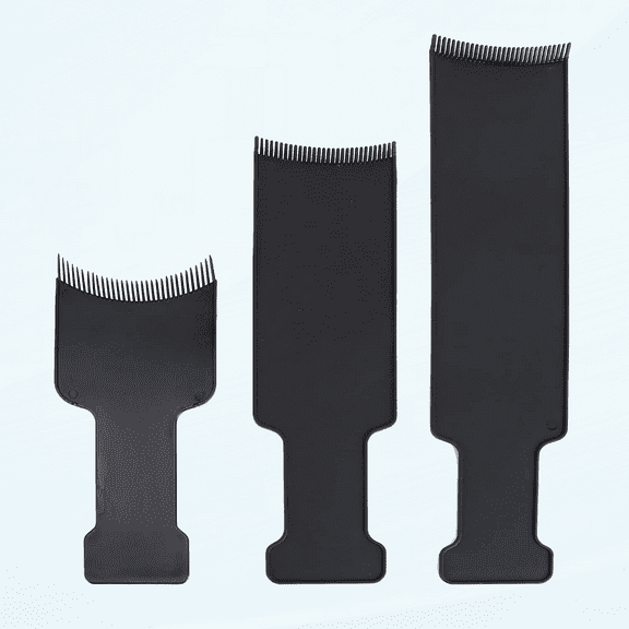 3pcs Balayage Board highlighting paddle highlighting brush highlighting paddle With Teeth Highlighting Skateboard Tool