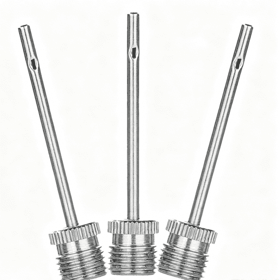 3pcs Ball Pump Needle, Universal Steel Inflating Needle for Sports Balls, Standard Size for Football Basketball Volleyball, 3.8cm