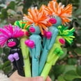 thumbnail image 1 of 3pcs Ballpoint Pen, Funny Pen, Signature Pen 1.0, Cute Character Doll Pen, Toy Boxing Pen, Writing Pen, Smooth Writing, 1 of 8