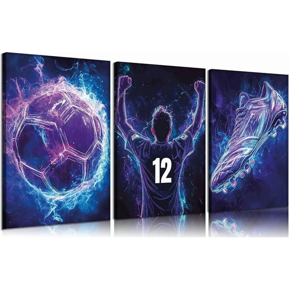 3pcs Basketball Graffiti Canvas Wall Art Retro Abstract Graffiti Teen Wall Decor Pictures Basketball Court Sneakers Posters Prints Paintings for Teen Boys Living Room Bedroom(Only canvas)