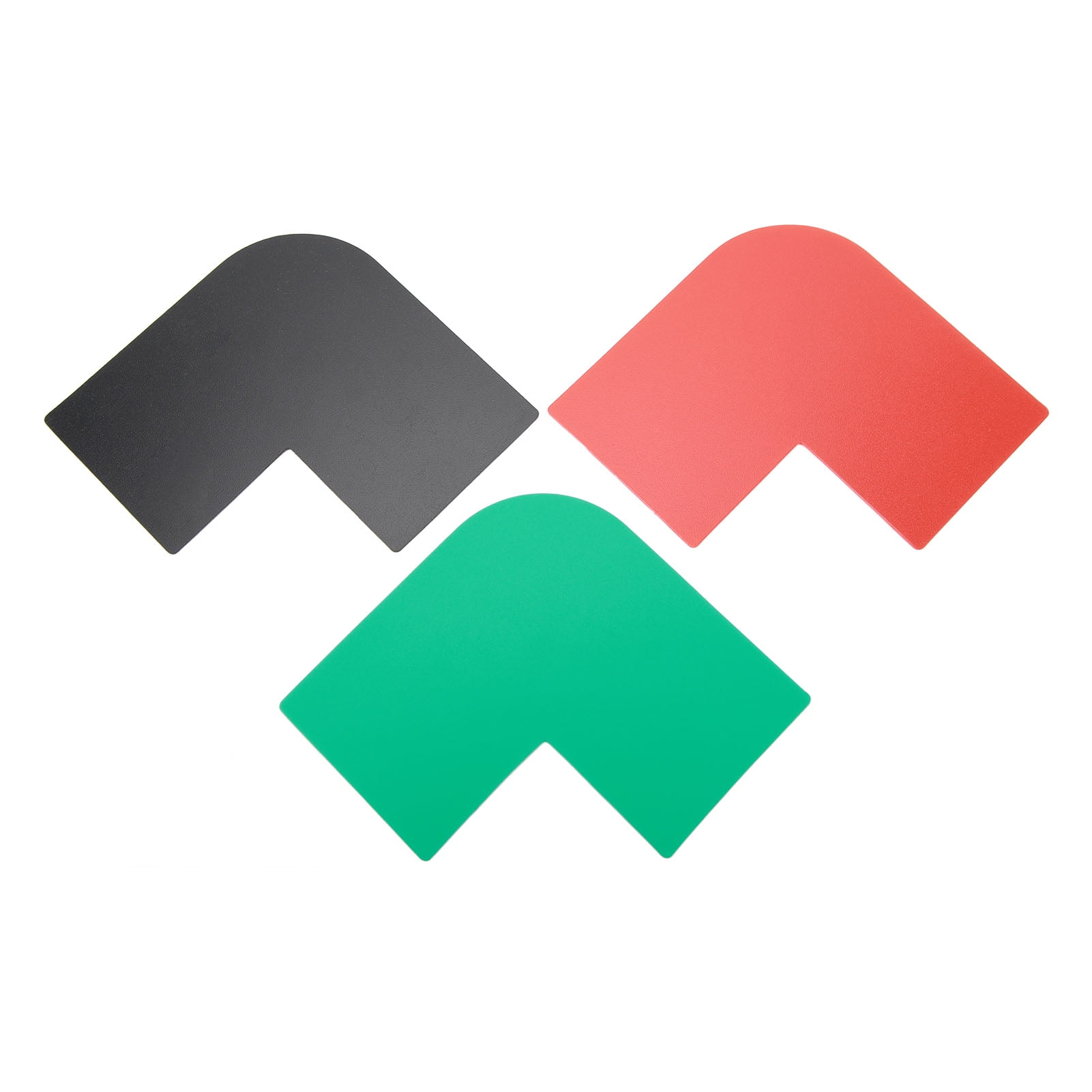 3pcs Beard Shaping Template Men Mustache Sideburns Guide Template