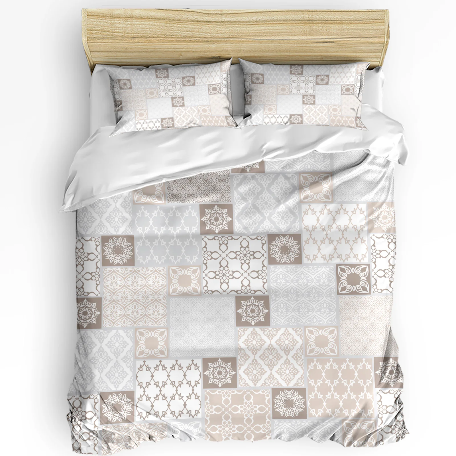 3pcs Bedding Set Morocco Home Textile Duvet Cover Pillow Case Boy Kid