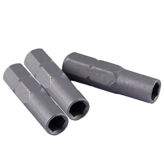 3pcs Bit Adapter 1/4 Inch Applicable 25mm Size Metal Standard 1/4\\\" Drive Tools Used With Precision Bits Holder Hand Tools