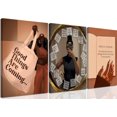 thumbnail image 1 of 3pcs Black Girl Wall Art African American Wall Decor Paintings Fashion Abstract Black Woman Poster Canvas Prints Pictures for Living Room Bedroom, 1 of 4