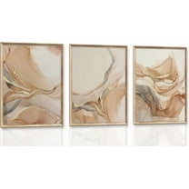 3pcs Black Gold Abstract Wall Art Simple Geometric Canvas Posters Prints black Beige Gold Pictures Paintings Wall Decor For Living Room Bedroom Office Decoration Unframed