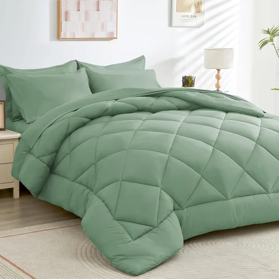 3pcs Blanket Set, 260gsm Ultrafine Fiber Thick Blanket, Christmas Gift, Twin Bed Sheet 220x240cm, All-Season Warm Filling, Puffed Quilt #GLOBAL PICKS